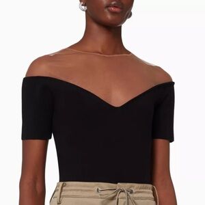 Gauge81 Gaucin Bodysuit in Merino Wool Blend Black Size XS